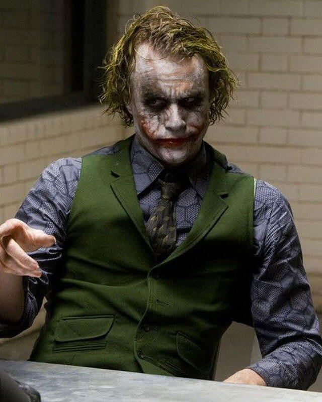 Batman The Dark Knight Joker Green Vest
