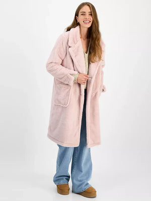 Jou-Jou-Faux-Fur-Juniors-Double-Breasted-Coat