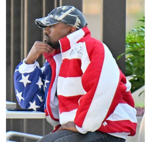 Kanye-West-USA-American-Flag-Printed-Bomber-Jacket