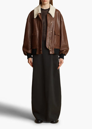 Khaite-Shellar-Jacket-In-Brown