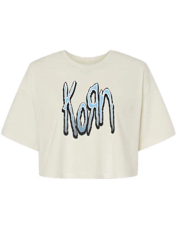 KoRn-Logo-Ladies-Crop-T-Shirt