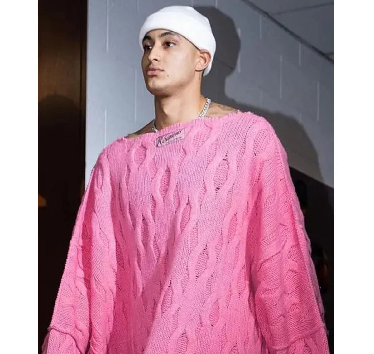 Kyle Kuzma Pink Sweater