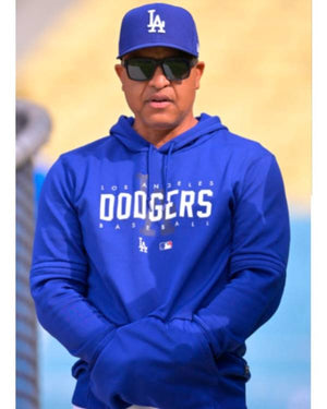 LA Dodgers Dave Roberts 2024 Blue Hoodie