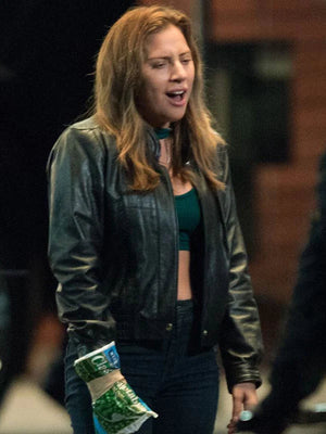 Lady Gaga Ally A Star Is Born Leather Jacket