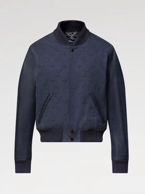 Louis-Vuitton-Embossed-Monogram-Cotton-Varsity-Jacket