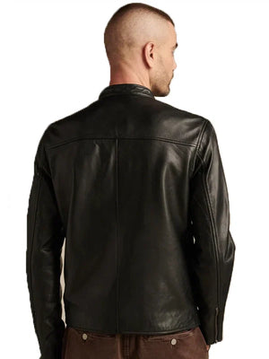 Lucky Brand Bonneville Leather Jacket Back