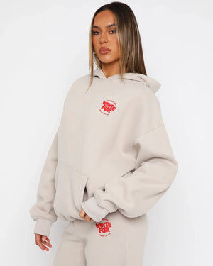 Made With Love White Fox Hoodie