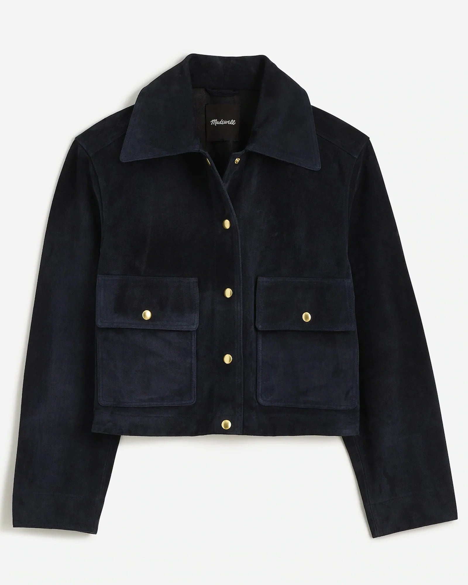 Madewell Blue Suede Jacket