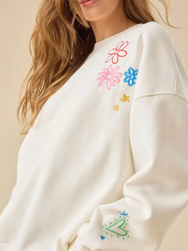 Make Heaven Crowded Sweatshirt Altar'd State Buy