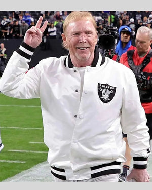 Mark-Davis-Las-Vegas-Raiders-White-Jacket