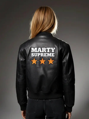 Marty-Supreme-Bomber-Black-Faux-Leather-Jacket