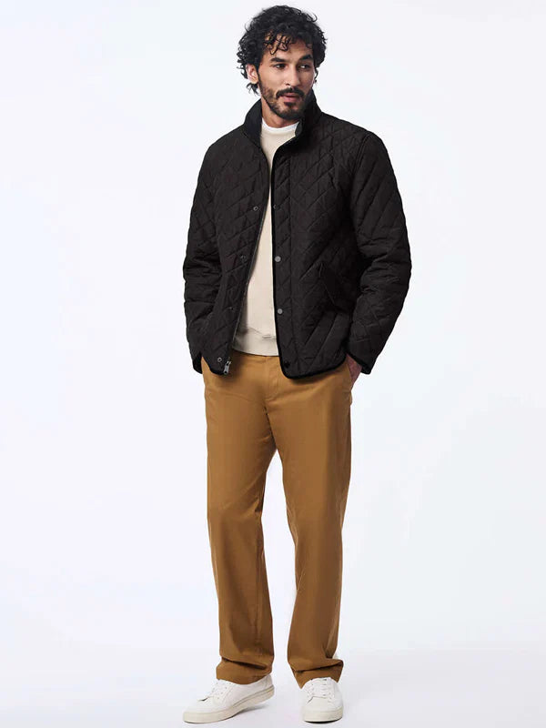 Men-Harbor-Quilted-Jacket-Black