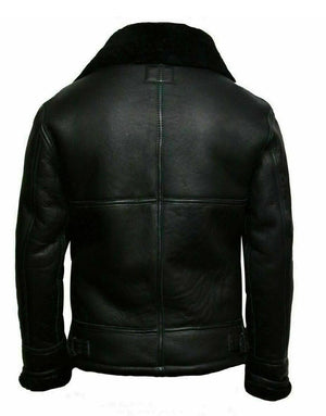 Black B3 Pilot Aviator Bomber Jacket Zing Apparel