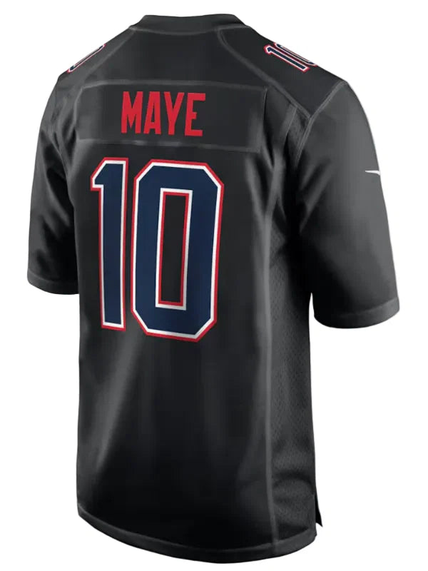 Mens-Nike-Drake-Maye-Carbon-New-England-Patriots-Game-Black-Jersey