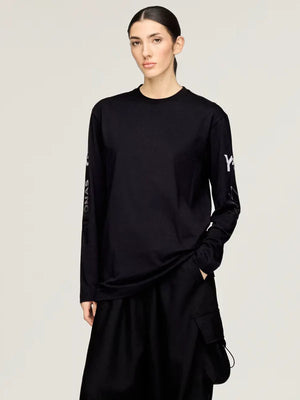 Mercedes-Y-3-Chaos-Logo-Black-Shirt