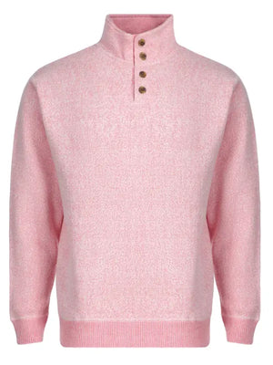Mock Shirt Jumper Pink