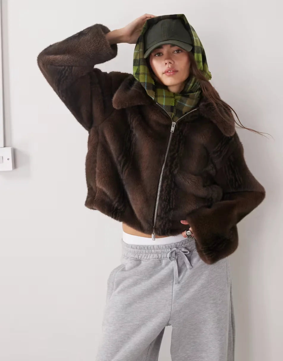 Monki-Short-Faux-Fur-Jacket