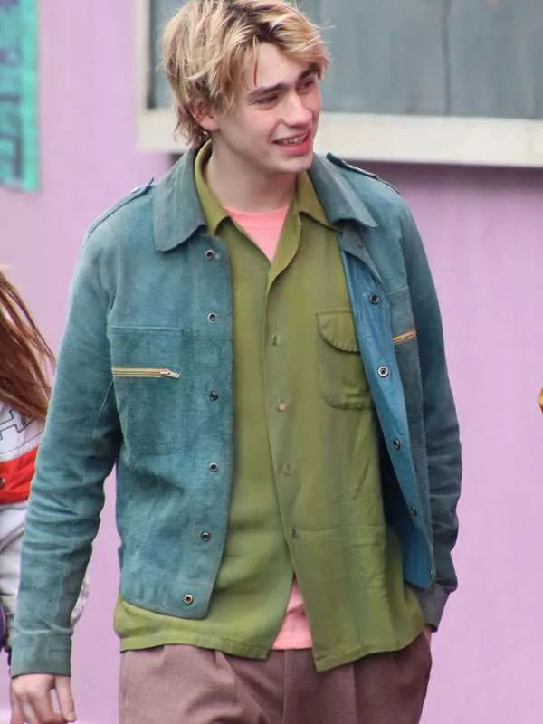 Deacon Phillippe 4 Kids Walk Into a Bank Suede Leather Jacket