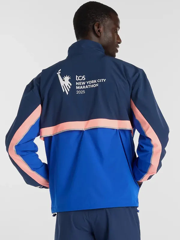 NYC Marathon Finisher Jacket 2025 Blue Back