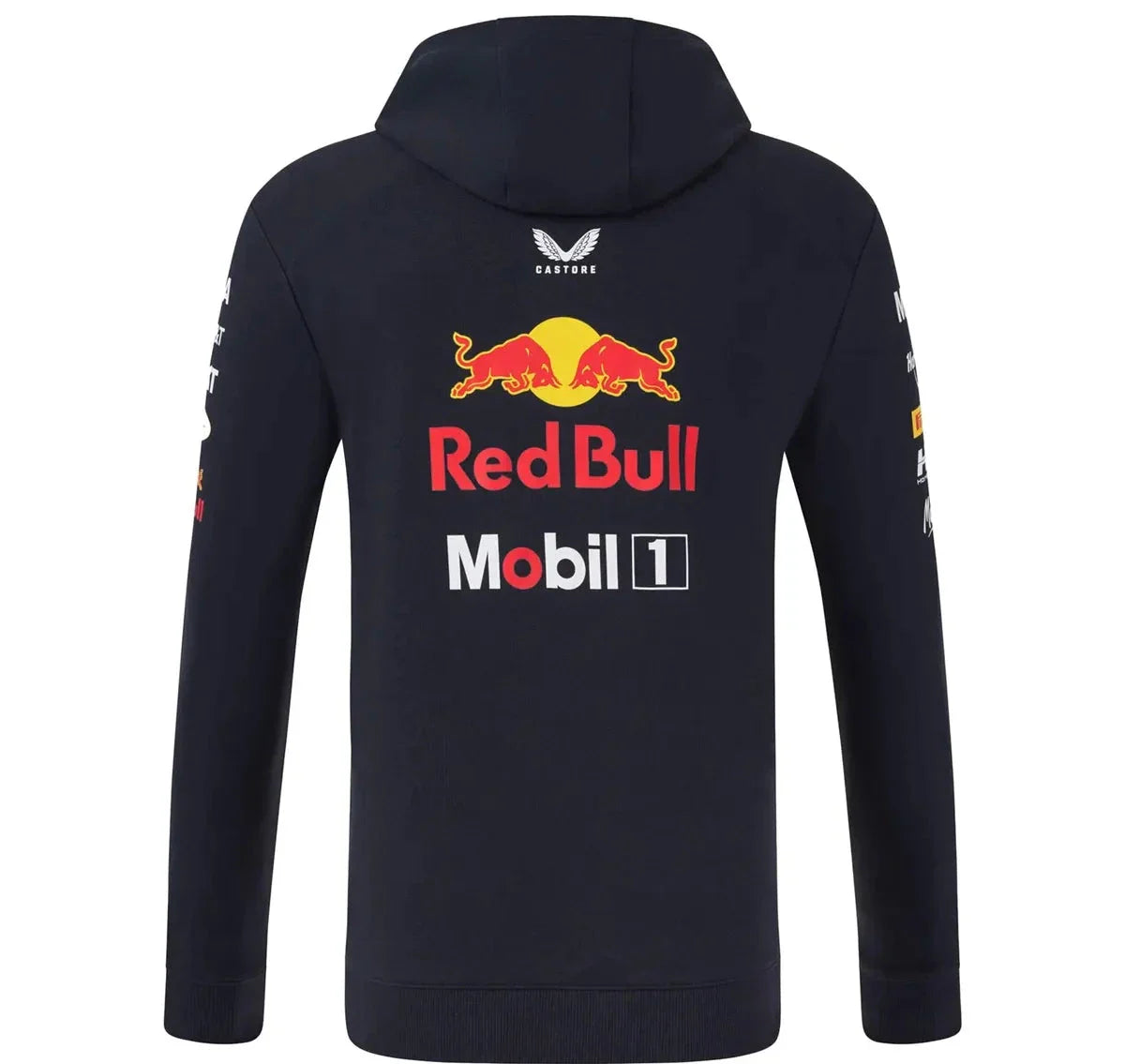Navy Vintage Red Bull Big Logo Racing Hoodie Zing Apparel