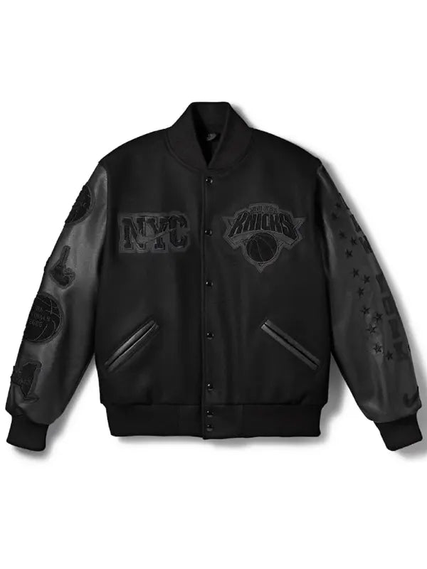 New York Knicks Nike Black 2026 Champions Jacket