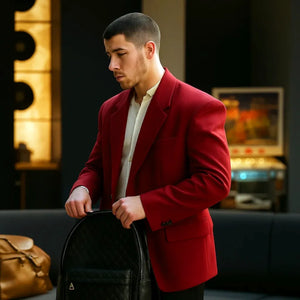 Nick Jonas A Very Jonas Christmas Movie Blazer