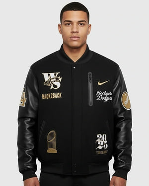 Nike-Dodgers-World-Series-Letterman-Black-Jacket