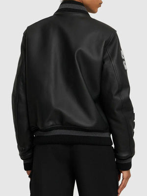 OFF-WHITE-Logo-Patch-Leather-Varsity-Jacket-Back