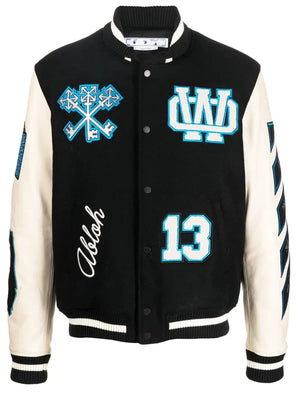 OFF-WHITE-Logo-Patch-Varsity-Jacket-Mens