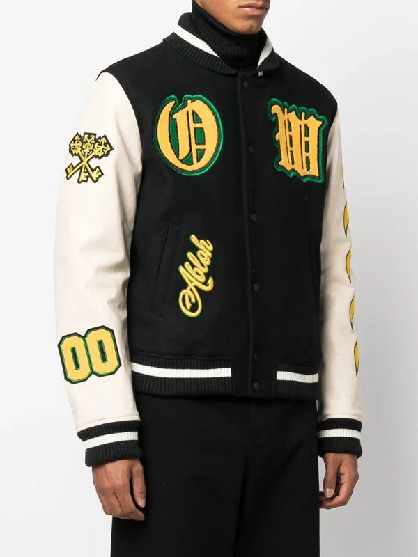 OFF-WHITE-Mens-Logo-Patch-Varsity-Jacket
