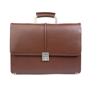 Modern Leather Office Bag with Lock Zing Apparel