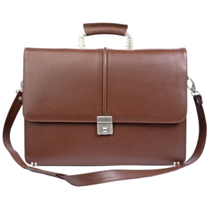 Modern Leather Office Bag with Lock Zing Apparel