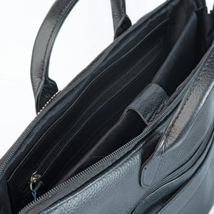 Vintage Midnight Leather Laptop Bag Zing Apparel
