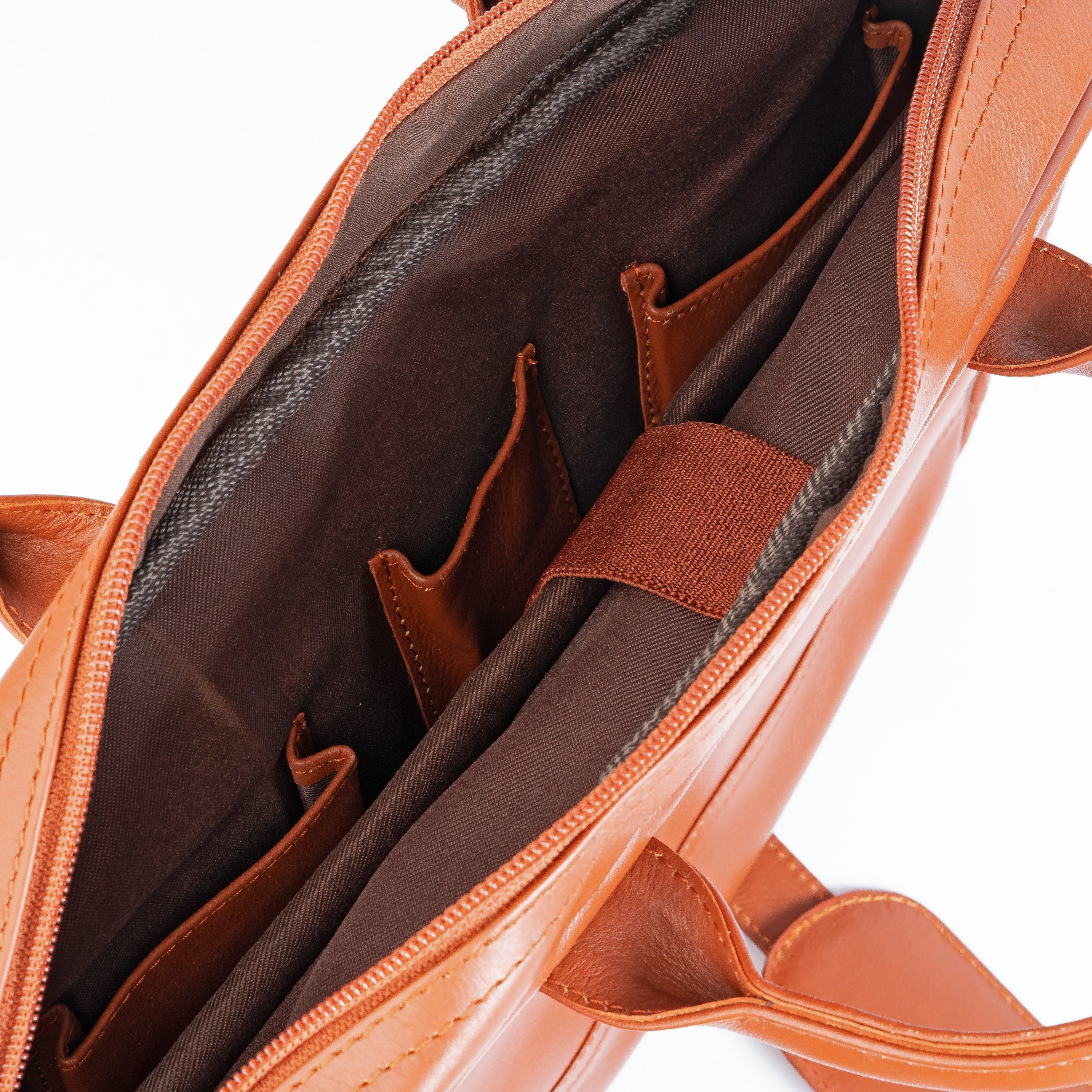 Slim Leather Office Bag For Laptop Zing Apparel