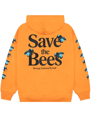 Orange-Save-The-Bees-Hoodie