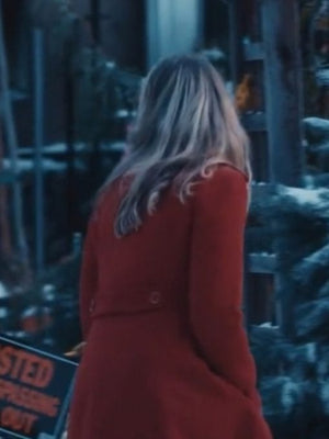 Our Christmas House Sabrina Orro Red Coat For Sale