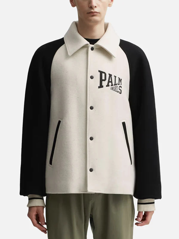 Palm-Angels-Black-And-White-University-Bomber-Jacket