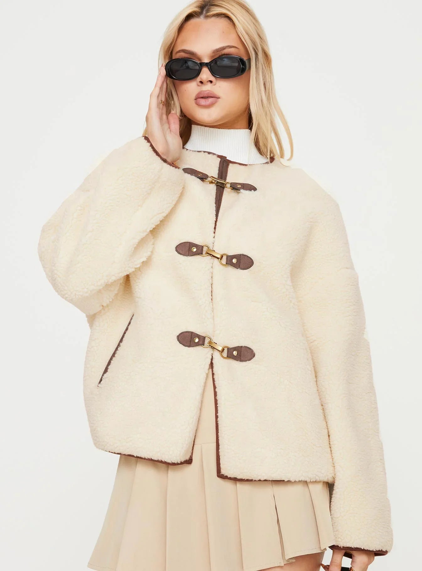 Princess-Polly-Adylic-Teddy-Coat-In-Cream-Brown