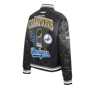 Pro Standard MLB Los Angeles Dodgers World Series Womens Rib Satin Jacket Buy
