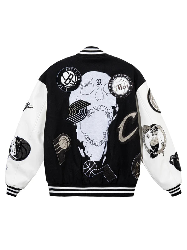 Revenge-Skull-Varsity-Jacket-In-Black