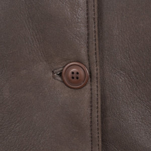 Rhianna Leather Sheepskin Flying Jacket For Sale