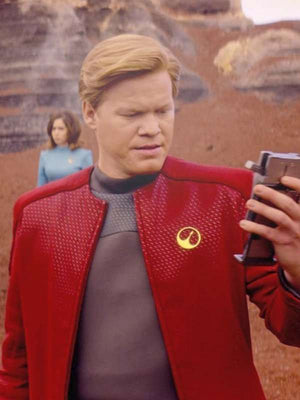 Jesse Plemons Black Mirror Red Jacket
