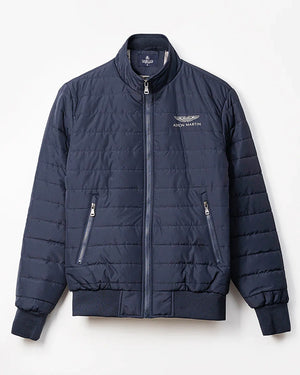 SIGNATURE AUSTIN MARTIN PUFFER JACKET FULL SLEEVE NAVY
