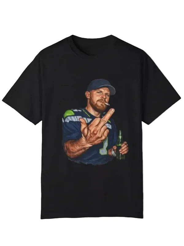 Sam-Darnold-T-Shirt-Middle-Finger