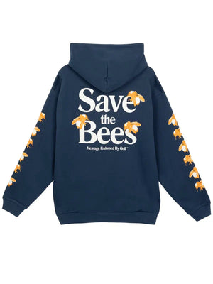 Save-The-Bees-Zip-Up-Hoodie-Navy