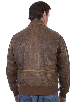 Scully Leather Jacket Back