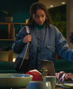 Black Mirror S07 Siena Kelly Blue Jacket
