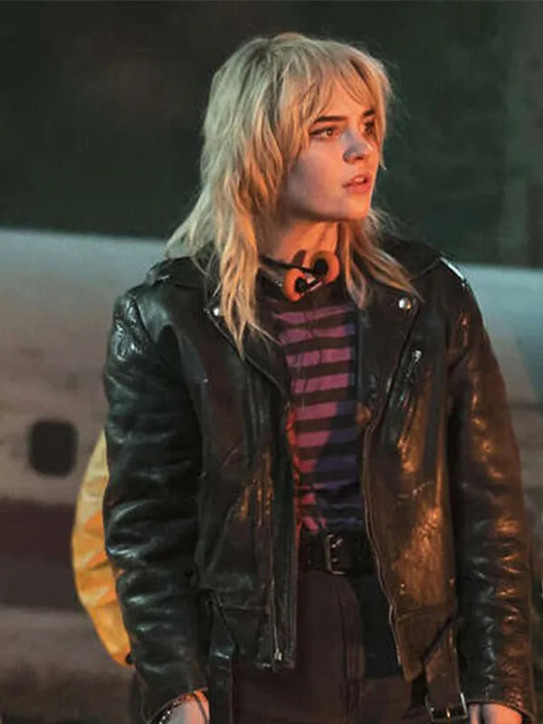 Yellowjackets Young Natalie Motorcycle Leather Jacket