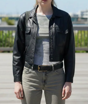 Sophie Turner Steal Leather Jacket