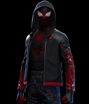 Spider-Man-Miles-Morales-Jacket-Black